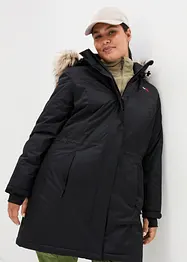 Varm funktionskappa med fuskpäls, bonprix