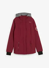 Lång vattenavvisande softshelljacka med 2-i-1-look, bonprix