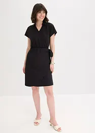 Miniklänning med omlottlook, bonprix