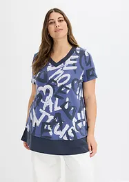 Kortärmad lång topp, bonprix