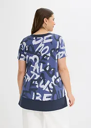 Kortärmad lång topp, bonprix