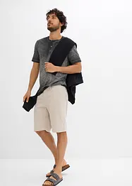 Farfarströja i ekologisk bomull med tvättad look, bonprix