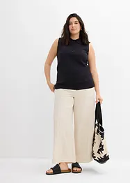 Stickad topp, bonprix