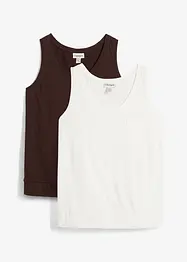 Linne av ekologisk bomull (2-pack), bonprix