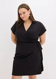 Miniklänning med omlottlook, bonprix