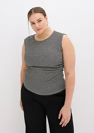 Rynkad topp, bonprix