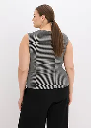 Rynkad topp, bonprix