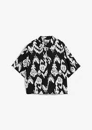 Viskosblus med tryck, bonprix