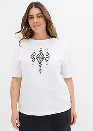 T-shirt med tryck, bonprix