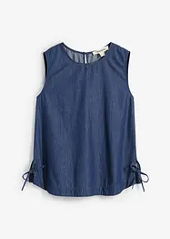 Bluslinne i denim av ekologisk bomull, bonprix