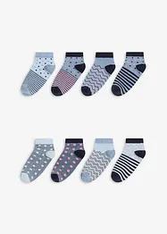 Korta sockor med ekologisk bomull (8 par), bonprix