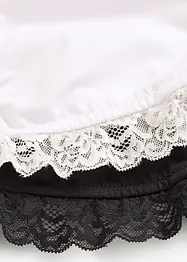 Amningsbehå utan bygel och med ekologisk bomull (2-pack), bonprix