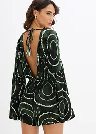 Jumpsuit i kort modell av följsam viskos, bonprix
