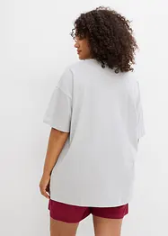 Oversized topp av ekologisk bomull, bonprix
