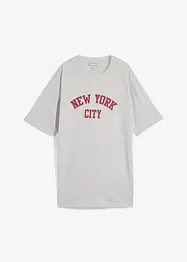 Oversized topp av ekologisk bomull, bonprix