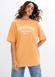 Oversized topp av ekologisk bomull, bonprix