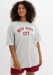 Oversized topp av ekologisk bomull, bonprix