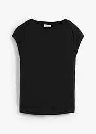 Ribbad topp av mjuk modalmix, bonprix