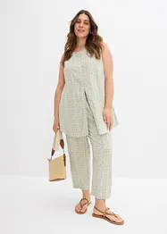 Lång blus av mjuk viskos, bonprix