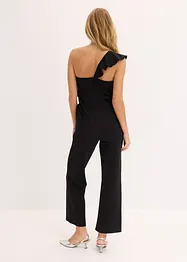One shoulder-jumpsuit av lätt viskosmaterial, bonprix