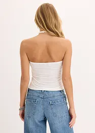 Linne med halterneck och cutout, bonprix