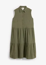 Tunikaklänning av luftig muslin, bonprix