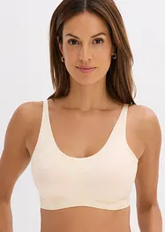 Sömlös bralette med vaddering Feel Comfort, bonprix
