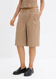 Långa bermudashorts av elastisk bomullsmix, bonprix