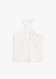 Linne med halterneck och cutout, bonprix