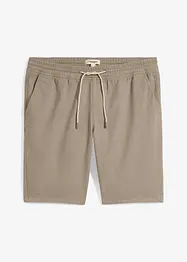 Dra på-shorts av ren bomull, Regular Fit, bonprix