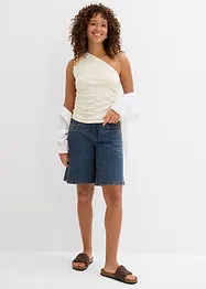 Jeansshorts med Mid Waist, bonprix