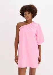 One shoulder-klänning av bomull, bonprix