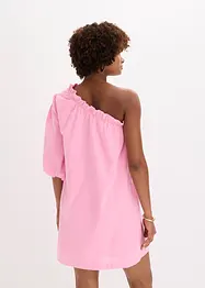 One shoulder-klänning av bomull, bonprix