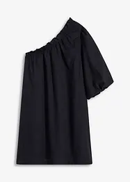 One shoulder-klänning av bomull, bonprix