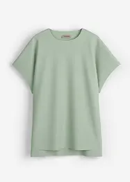 T-shirt av kraftig bomullsjersey med längre bakstycke, bonprix