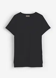 T-shirt av kraftig bomullsjersey med längre bakstycke, bonprix