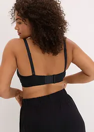 Amningsbehå utan bygel, med ekologisk bomull (2-pack), bonprix