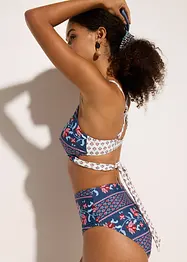 Bikini med BH-topp med omlottlook (2 delar), bonprix