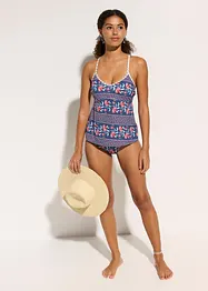 Tankini (2 delar) med korsade axelband, bonprix