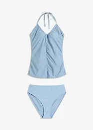 Halternecktankini (2 delar) med rynk, bonprix