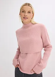 Tröja med lager-på-lager-look, bonprix