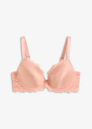 Push up-BH med glansig effekt, bonprix
