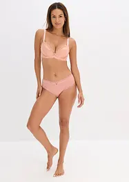 Push up-BH med glansig effekt, bonprix