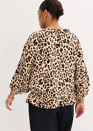 Blus av fintrådig viskosmix, bonprix