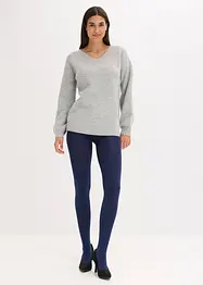 Termostrumpbyxa i fleece, 140 den, bonprix