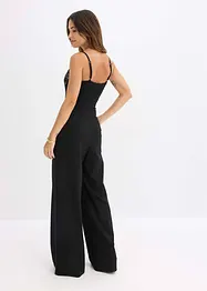 Jerseyjumpsuit med spets, bonprix