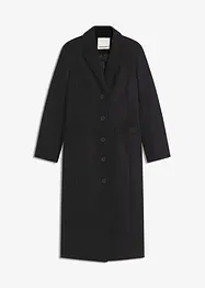Lång kappa med yllelook, bonprix