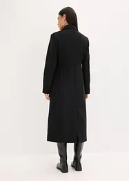 Lång kappa med yllelook, bonprix