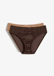 Trosa med glansiga effekter (2-pack), bonprix