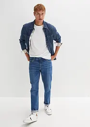Jeansskjorta i ren bomull, bonprix